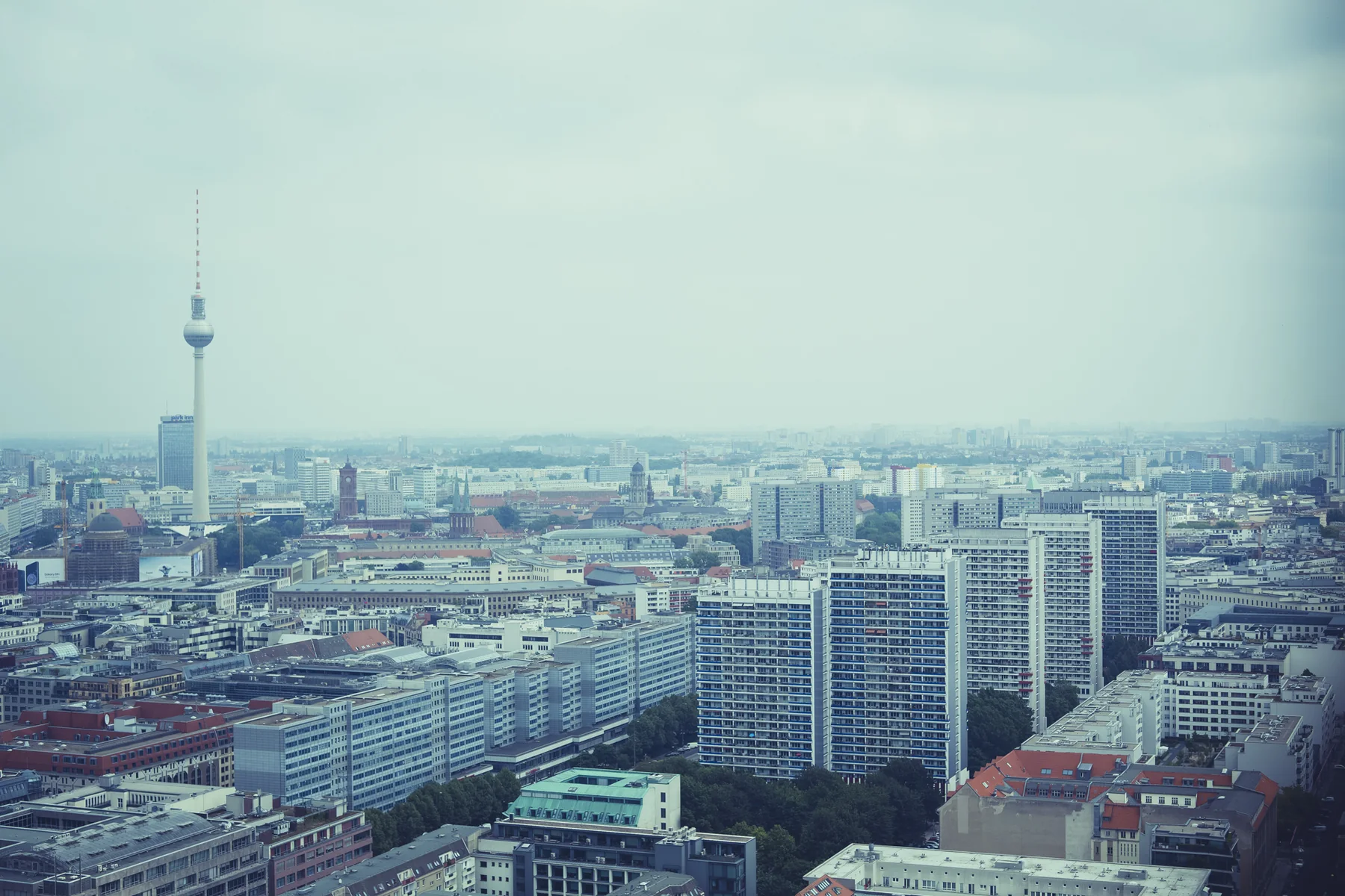 Berliner Skyline mit Fernsehturm